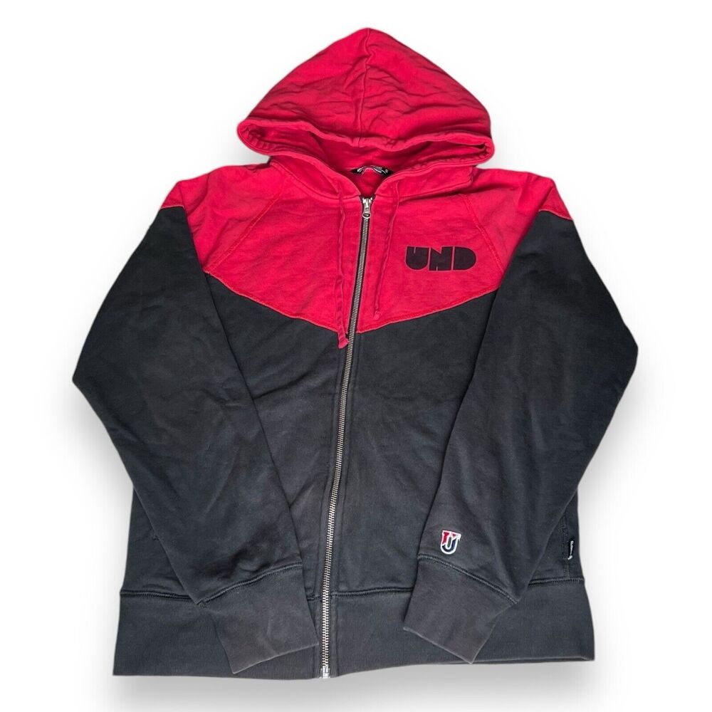 Undefeated Black Capitol Full Zip Red & Black Hoodie Jacket Men’s Size S